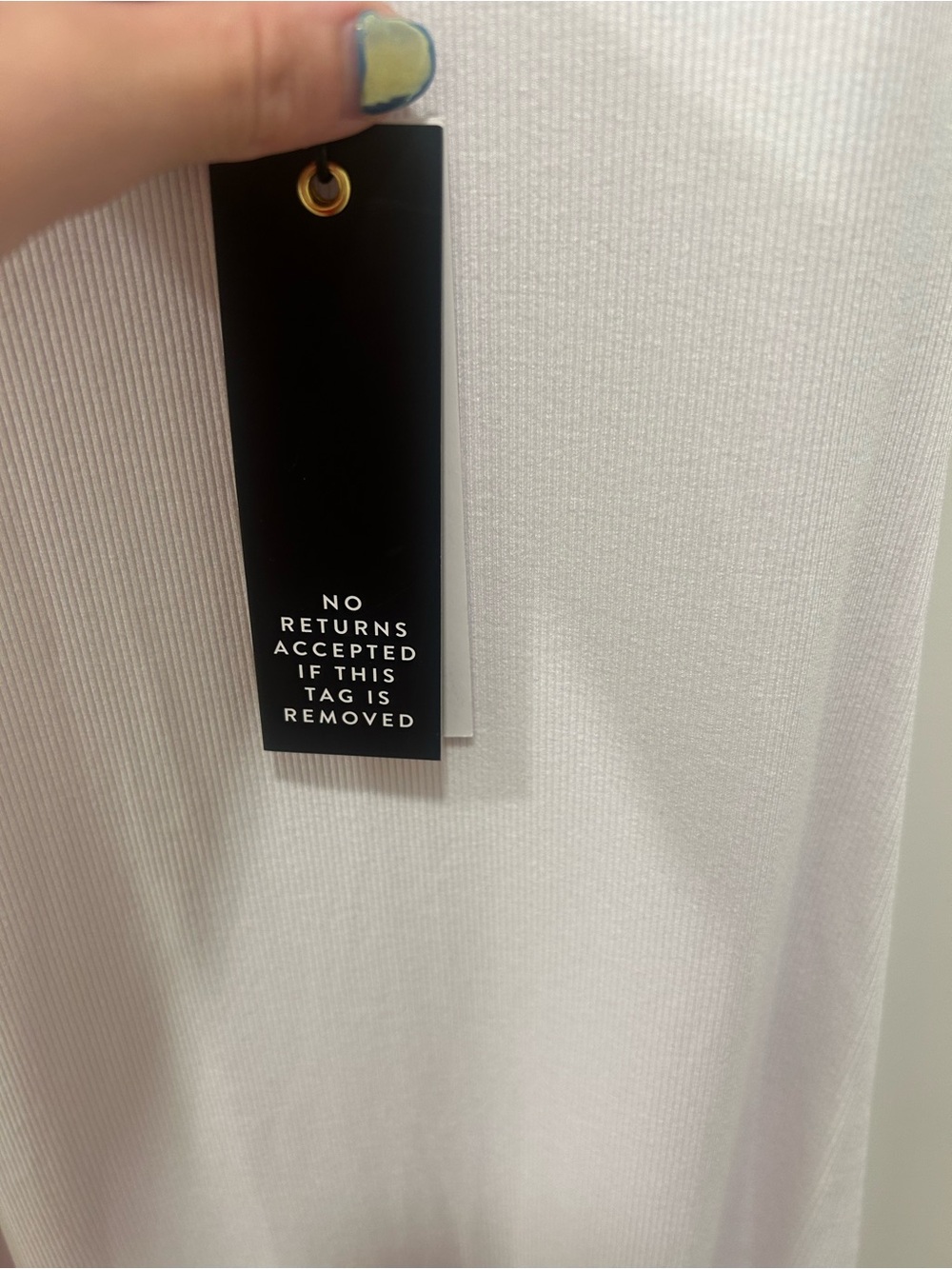 NWT All Things Golden Luxe Rib Maxi Dress White XXS - Picture 6 of 8
